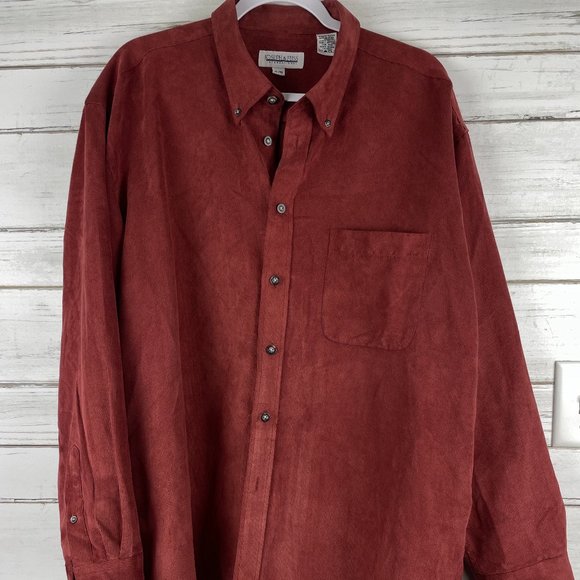 Vintage Shacket/shirt burnt orange red ish - Picture 5 of 5